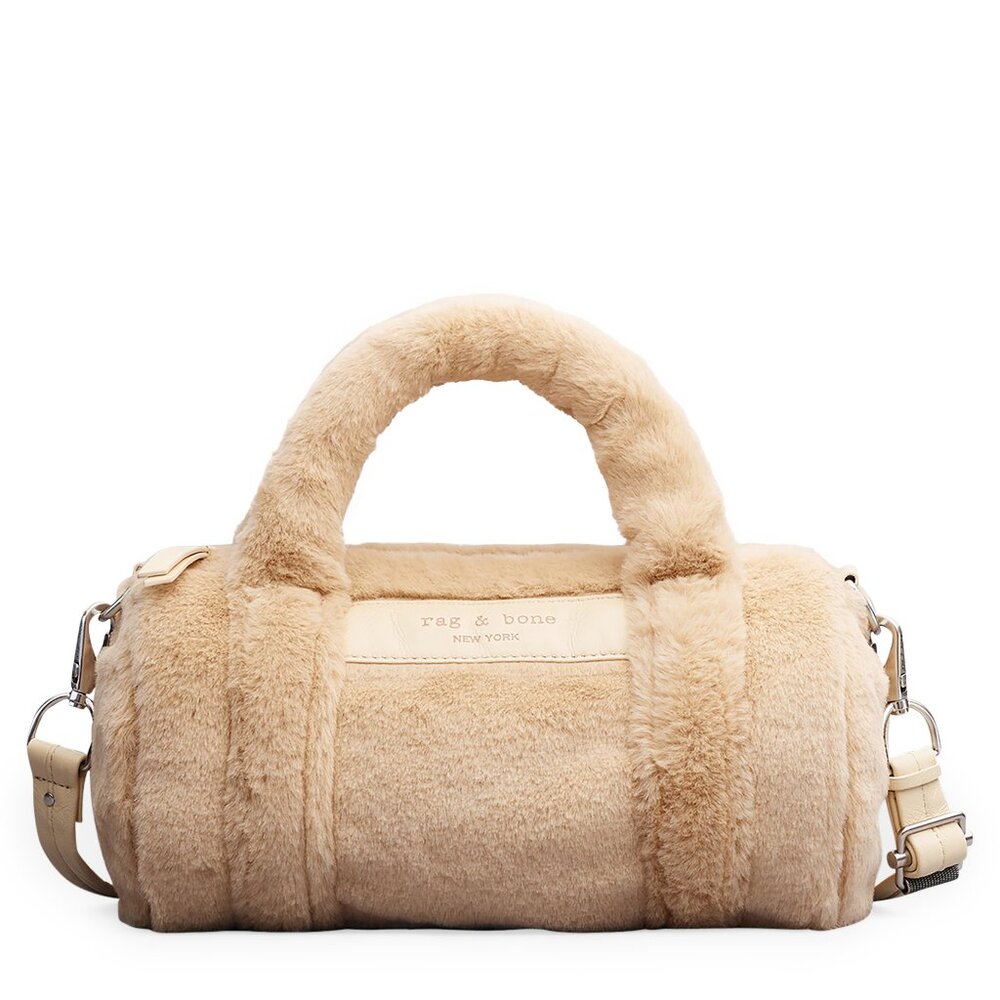 Rag & Bone Faux Fur Mini Duffle Bag-NWT